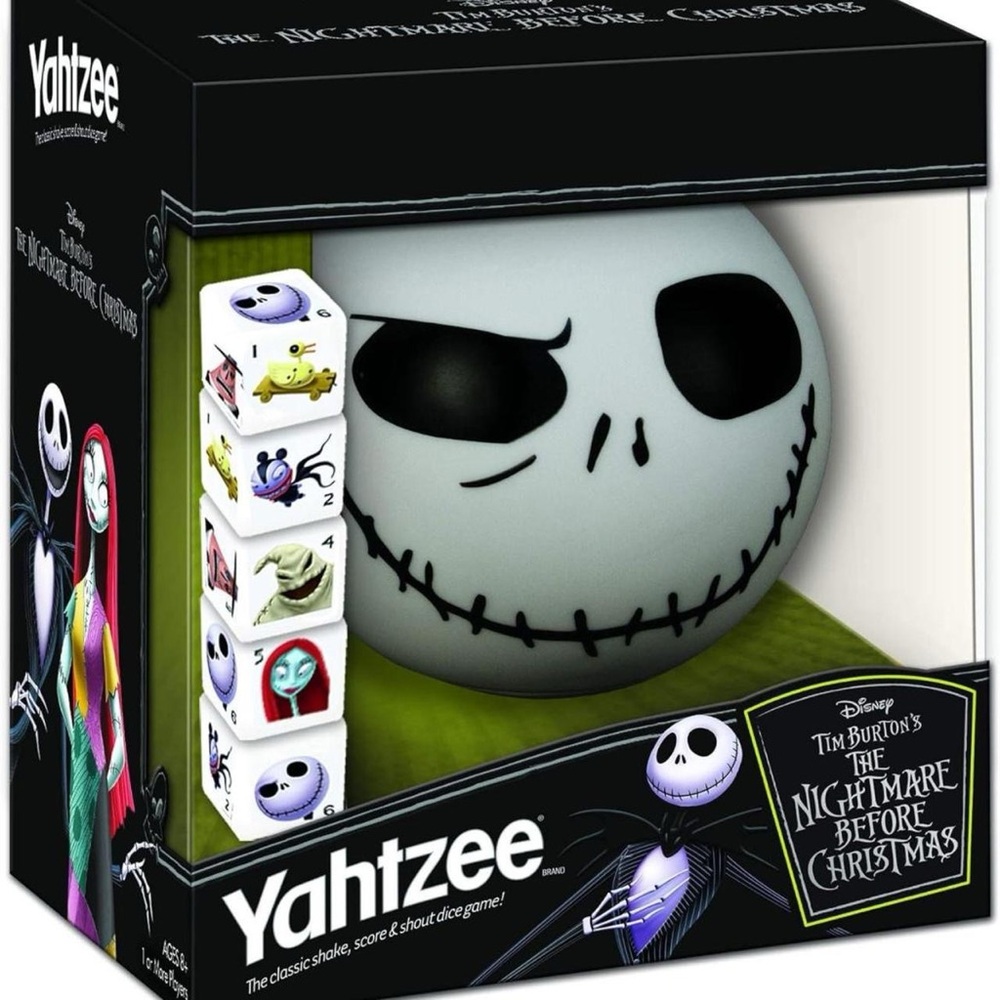 TIM BURTON'S THE NIGHTMARE BEFORE CHRISTMAS YAHTZEE - FACTORY SEALED